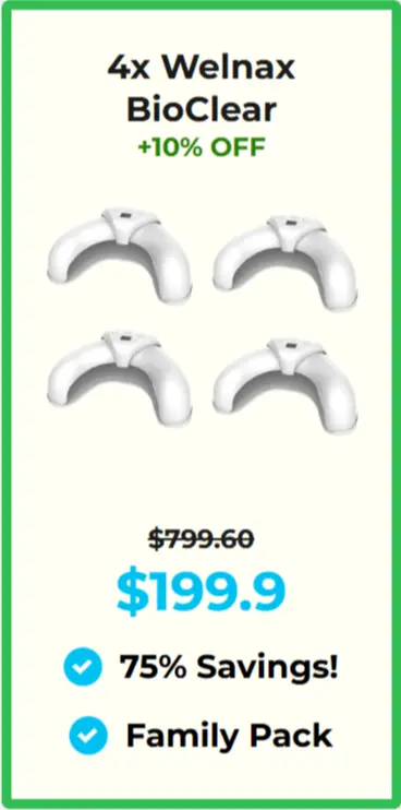 Welnax BioClear offer price 
